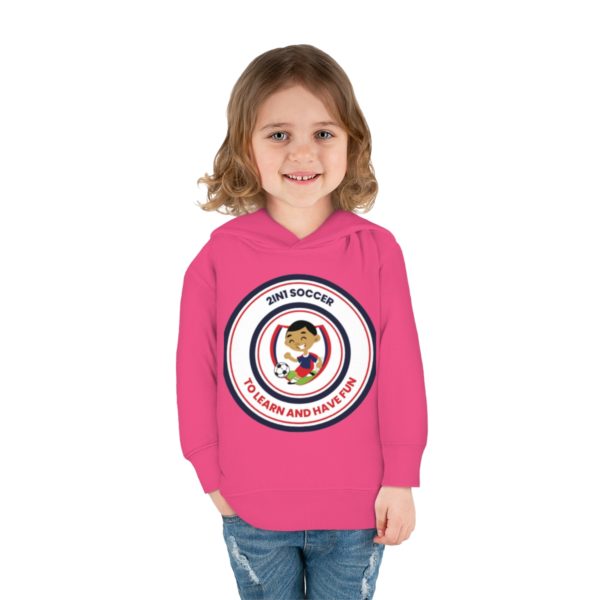 Toddler Pullover Fleece Hoodie circle logo - Image 56