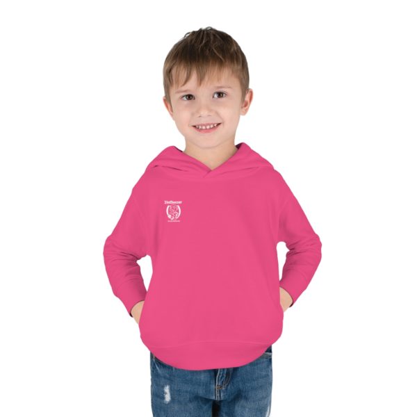 Toddler Pullover Fleece Hoodie small logo - Image 51
