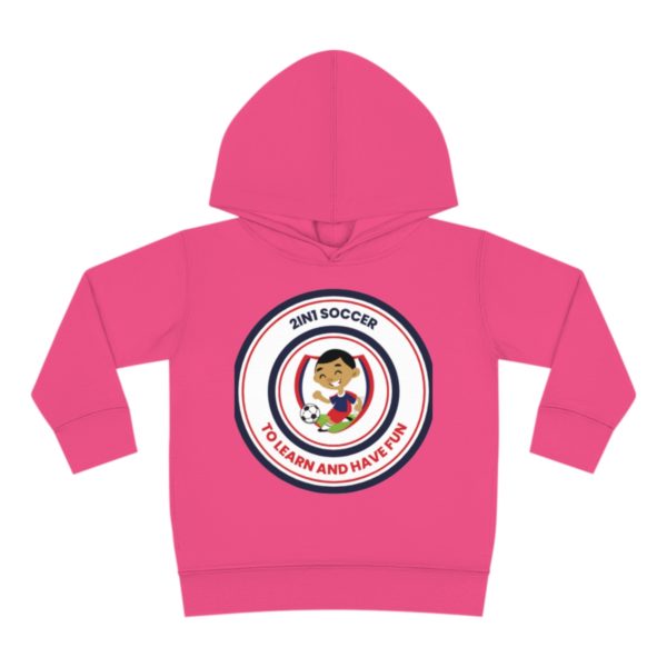 Toddler Pullover Fleece Hoodie circle logo - Image 53