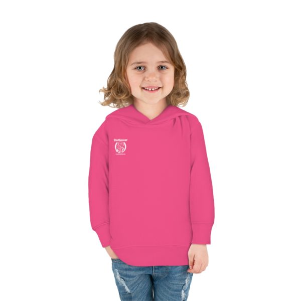 Toddler Pullover Fleece Hoodie small logo - Image 52