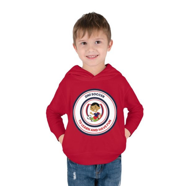 Toddler Pullover Fleece Hoodie circle logo - Image 63