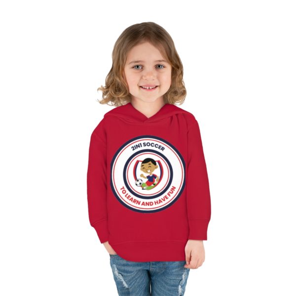 Toddler Pullover Fleece Hoodie circle logo - Image 64