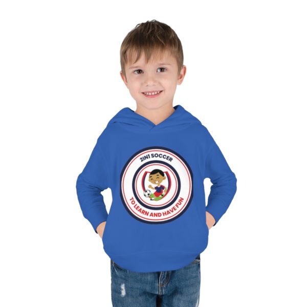 Toddler Pullover Fleece Hoodie circle logo - Image 19
