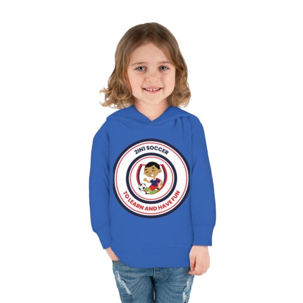 Toddler Pullover Fleece Hoodie circle logo - Image 20
