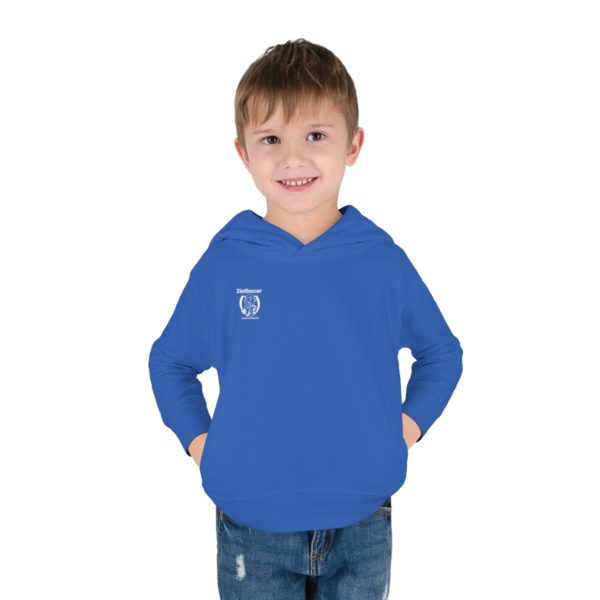 Toddler Pullover Fleece Hoodie small logo - Image 19
