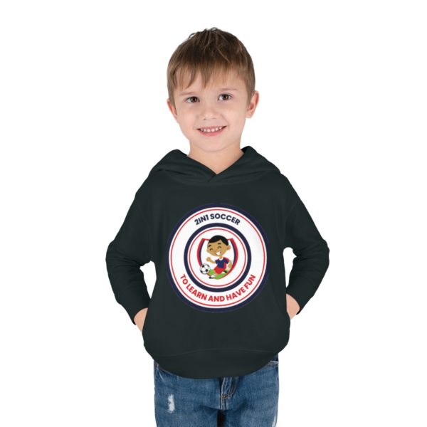 Toddler Pullover Fleece Hoodie circle logo - Image 31