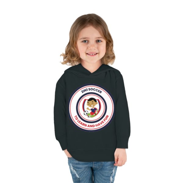 Toddler Pullover Fleece Hoodie circle logo - Image 32