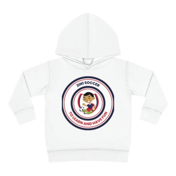 Toddler Pullover Fleece Hoodie circle logo - Image 5