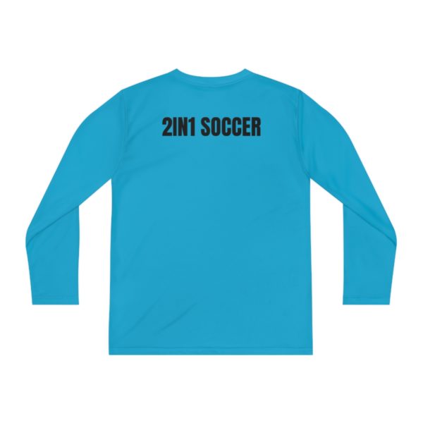 Youth Long Sleeve Competitor Tee modern logo - Image 3