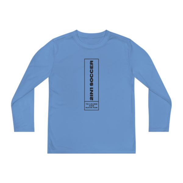Youth Long Sleeve Competitor Tee modern logo - Image 37