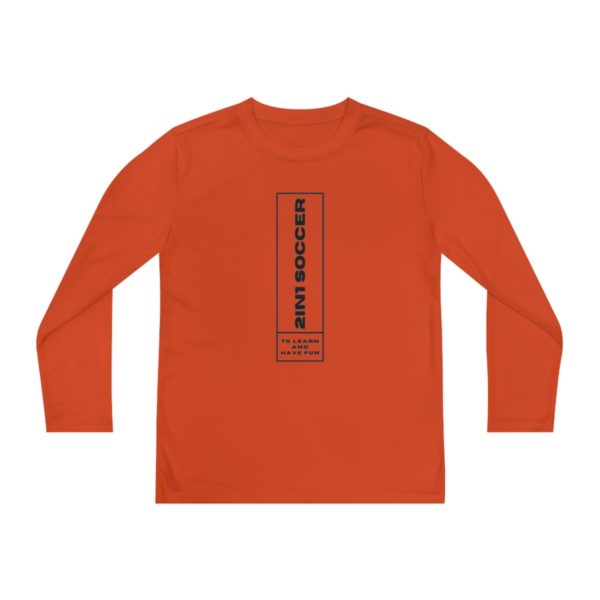 Youth Long Sleeve Competitor Tee modern logo - Image 25