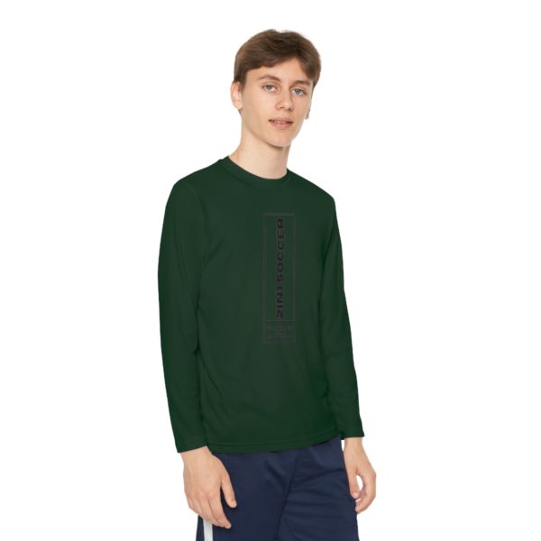 Youth Long Sleeve Competitor Tee modern logo - Image 35