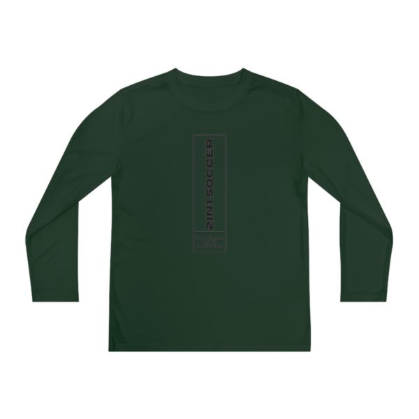 Youth Long Sleeve Competitor Tee modern logo - Image 33