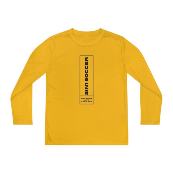 Youth Long Sleeve Competitor Tee modern logo - Image 21