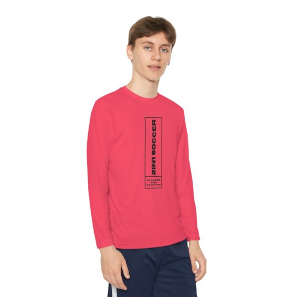 Youth Long Sleeve Competitor Tee modern logo - Image 67