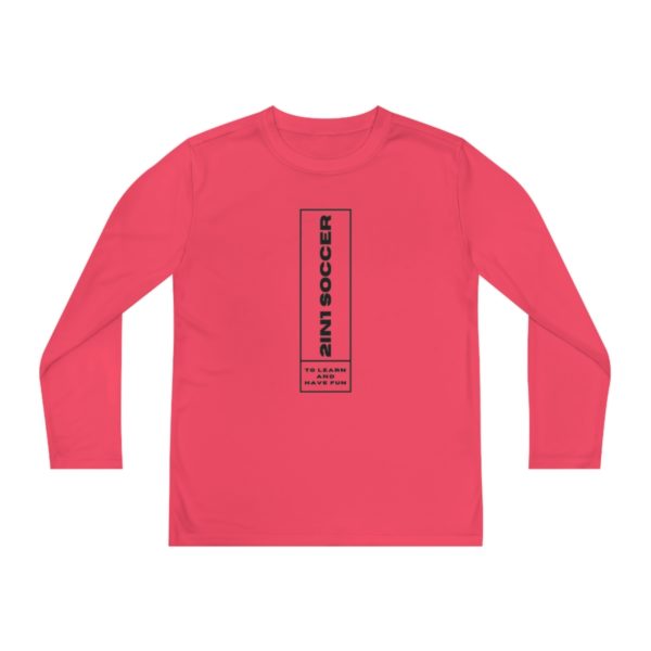 Youth Long Sleeve Competitor Tee modern logo - Image 65