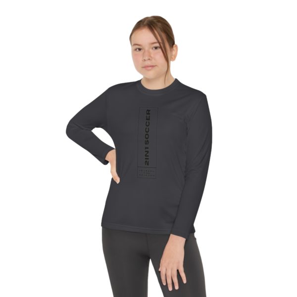 Youth Long Sleeve Competitor Tee modern logo - Image 20