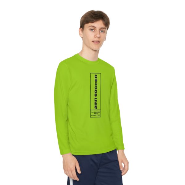 Youth Long Sleeve Competitor Tee modern logo - Image 31