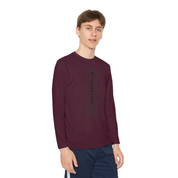 Youth Long Sleeve Competitor Tee modern logo - Image 71