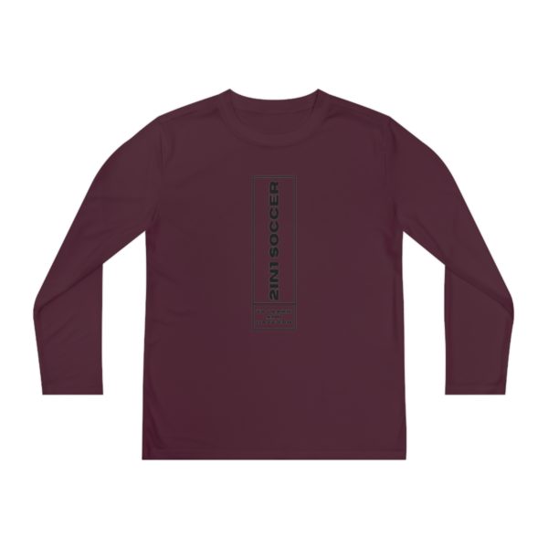 Youth Long Sleeve Competitor Tee modern logo - Image 69