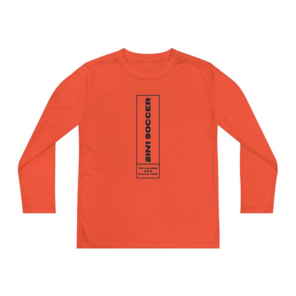 Youth Long Sleeve Competitor Tee modern logo - Image 13