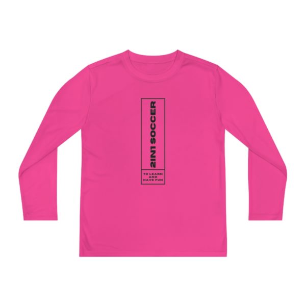 Youth Long Sleeve Competitor Tee modern logo - Image 53