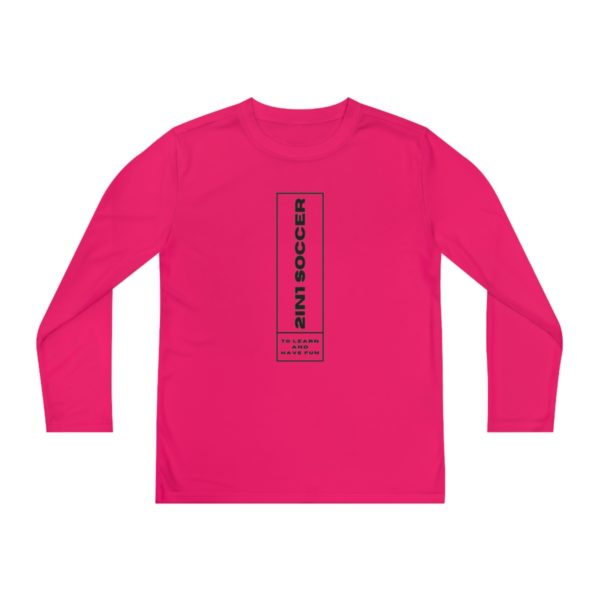 Youth Long Sleeve Competitor Tee modern logo - Image 61