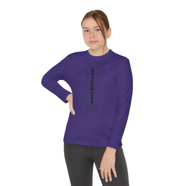 Youth Long Sleeve Competitor Tee modern logo - Image 52