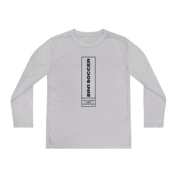 Youth Long Sleeve Competitor Tee modern logo - Image 9