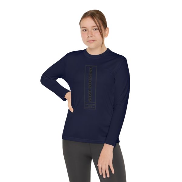 Youth Long Sleeve Competitor Tee modern logo - Image 48