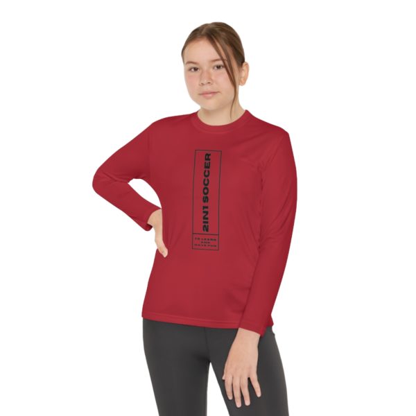 Youth Long Sleeve Competitor Tee modern logo - Image 60