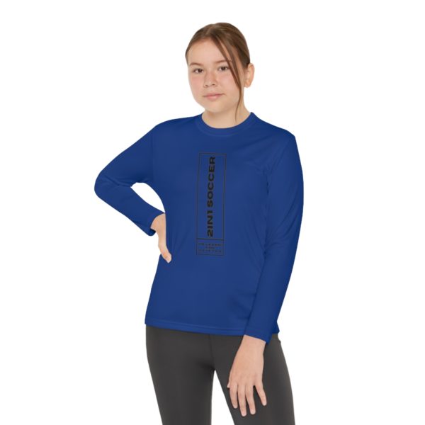 Youth Long Sleeve Competitor Tee modern logo - Image 44
