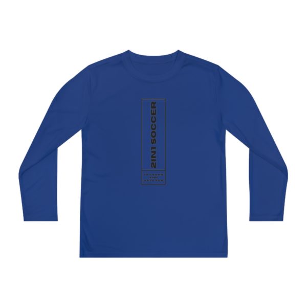 Youth Long Sleeve Competitor Tee modern logo - Image 41