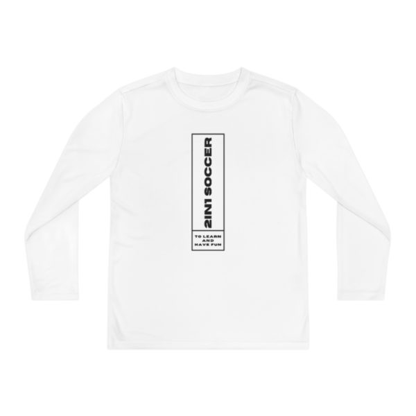 Youth Long Sleeve Competitor Tee modern logo - Image 5