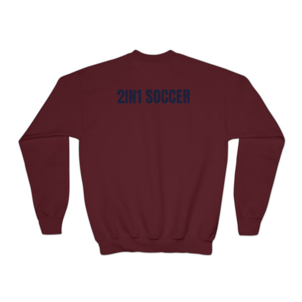 Youth Crewneck Sweatshirt circle logo - Image 20