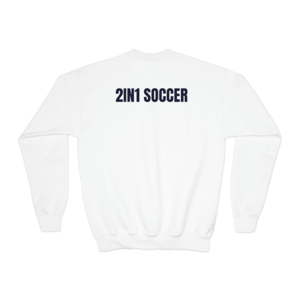 Youth Crewneck Sweatshirt circle logo - Image 3