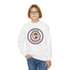 Youth Crewneck Sweatshirt circle logo - Image 4