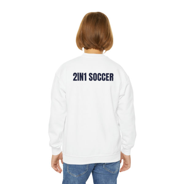 Youth Crewneck Sweatshirt circle logo - Image 5