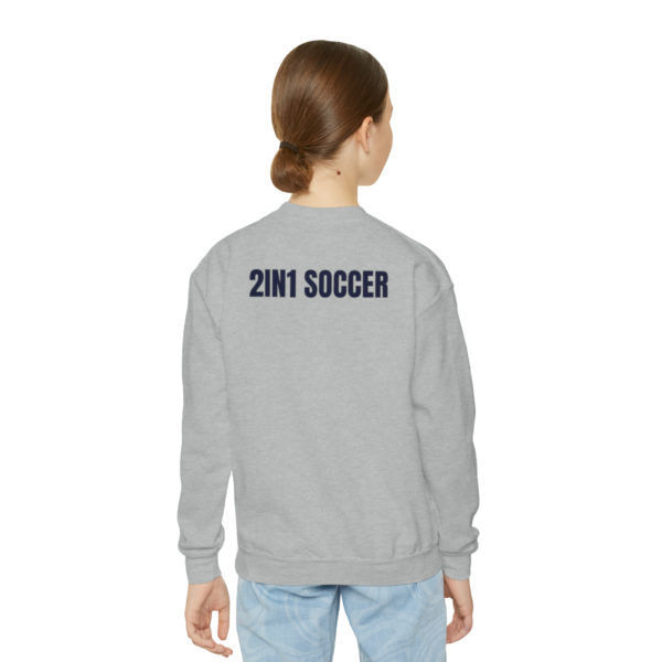 Youth Crewneck Sweatshirt circle logo - Image 18