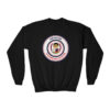 Youth Crewneck Sweatshirt circle logo - Image 7