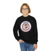 Youth Crewneck Sweatshirt circle logo - Image 9