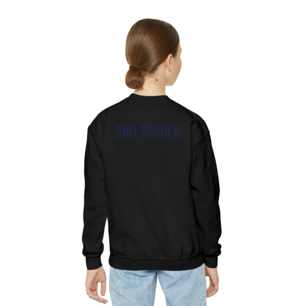 Youth Crewneck Sweatshirt circle logo - Image 12